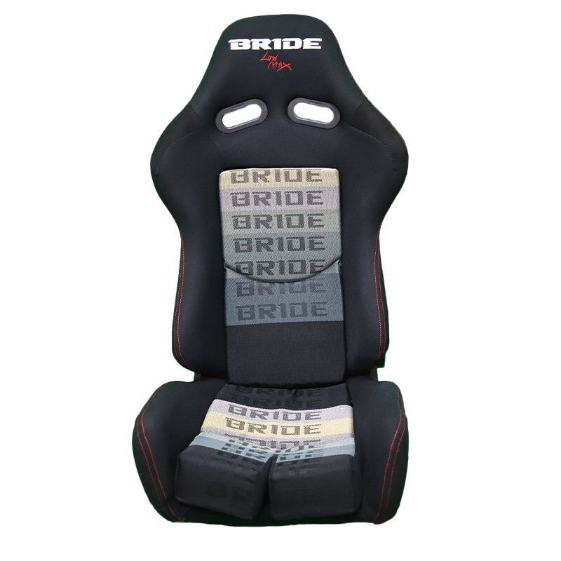 Bride Low Max Metal Kasnaklı Ayarlanabilir Siyah Spor Yarış Koltuğu