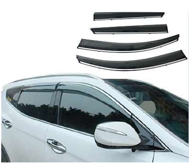 Hyundai Santa Fe 2013-2018 Uyumlu Kromlu Cam Rüzgarlığı