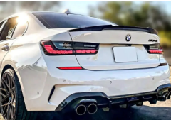 Bmw 3 Serisi G20 M4 Spoiler - Piano Black (Parlak Siyah)