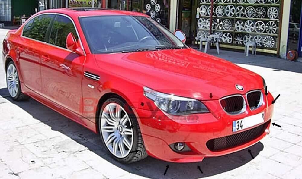 Bmw E60 Uyumlu Yedek Parça M Ön Tampon Ve Sis Kapakları