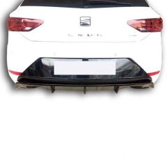 Seat Leon MK3.5 Uyumlu Yedek Parça Tek Çıkış Difüzör PlastikBoyalı