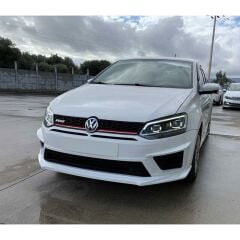 Volkswagen Polo Uyumlu Yedek Parça 2010-2017 Ön Tampon +Panjur R400