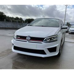 Volkswagen Polo Uyumlu 2010-2017 Ön Tampon +Panjur R400