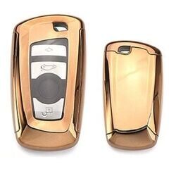 Bmw F30 Uyumlu Yedek Parça 2 Parça Silikon Kumanda Kabı Gold