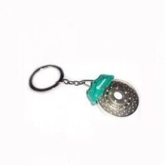 Sportif Anahtarlık Yeşil Kaliper Krom Disk