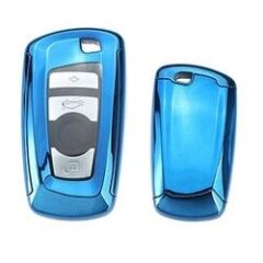 Bmw F10 Uyumlu Yedek Parça 2 Parça Silikon Kumanda Kabı Mavi