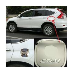 Honda Cr-V Uyumlu  2013 2017 Depo Kapağı Kaplama Krom