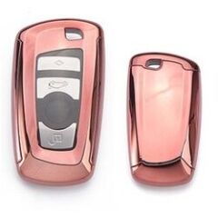 Bmw F10 Uyumlu Yedek Parça 2 Parça Silikon Kumanda Kabı Pembe