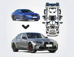 Bmw G20 İçin Uyumlu  G80 M3 Görünüm Body Kit ( Far -Çamurluk- Kaput Dahil )
