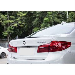 Bmw 5 Serisi G30 Uyumlu Yedek Parça Hybrid Spoiler - Piano Black (Parlak Siyah)