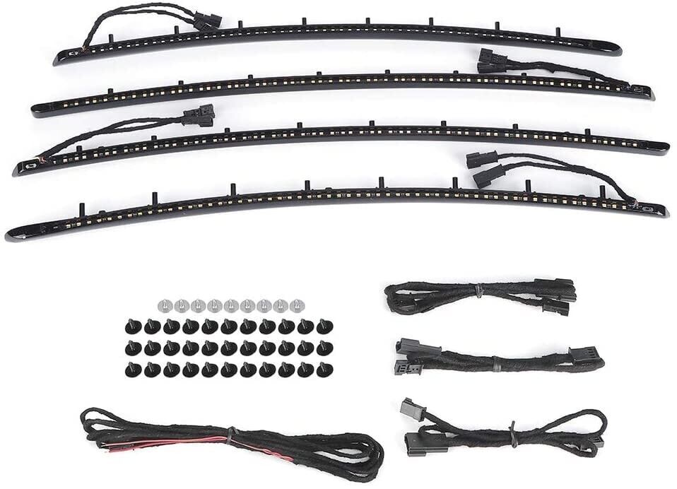 BWM 3 Series F30 Old 2012-2019 18 Renk İç Ambiyas Işıkları Kapı trimleri