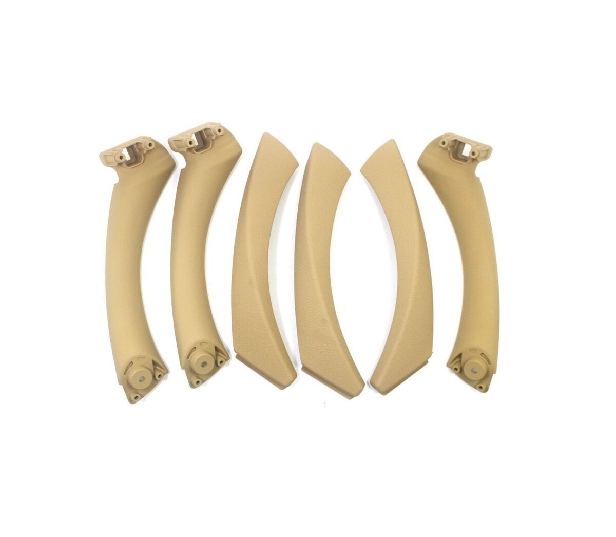 Bmw 3 Serisi E90 2005-2012 Uyumlu Yedek Parça Kapı Kolçak Krem (6 Parça)