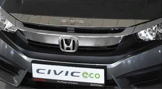 Honda Civic Fc5 Uyumlu fk7 2016-2020 Ön Panjur Üst Kaplama Nikelaj