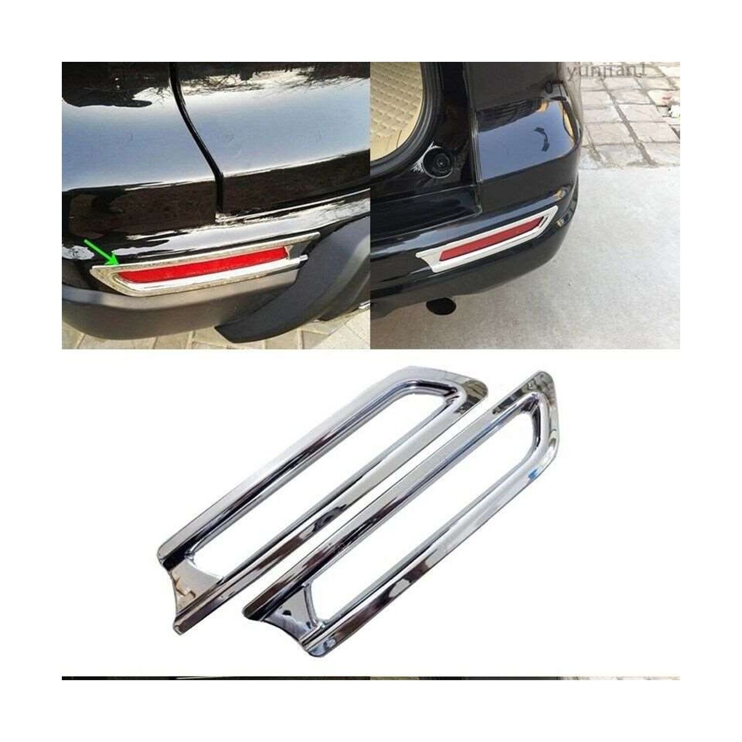 Honda Cr-V Uyumlu 2010 2012 Arka Reflektör Reflektör Çerçevesi Krom