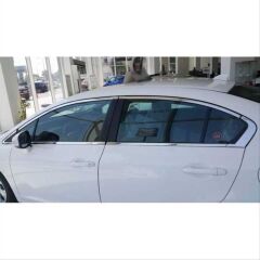 Honda Civic Fb7 Uyumlu Yedek Parça 2012-2015 Cam Çıtası Nikelaj Tam Tur