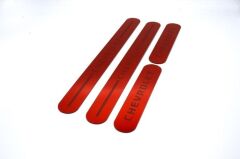 Chevrolet Kırmızı Uyumlu Yedek Parça Işıksız Kapı Eşiği