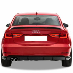 Audi A3 8v Sedan 2013 - 20  Uyumlu Voltex Spoiler Plastik Boyasız