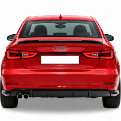 Audi A3 8v Sedan 2013 - 20  Uyumlu Voltex Spoiler Plastik Boyasız