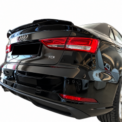 Audi A3 8v Sedan 2013 - 20  Uyumlu Voltex Spoiler Plastik Boyasız