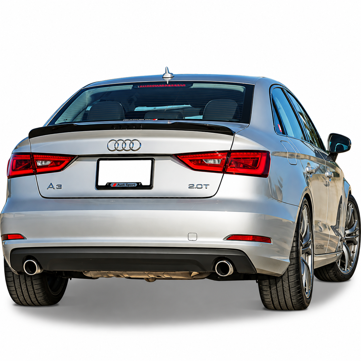Audi A3 8v Sedan 2013 - 20  Uyumlu Voltex Spoiler Plastik Boyasız