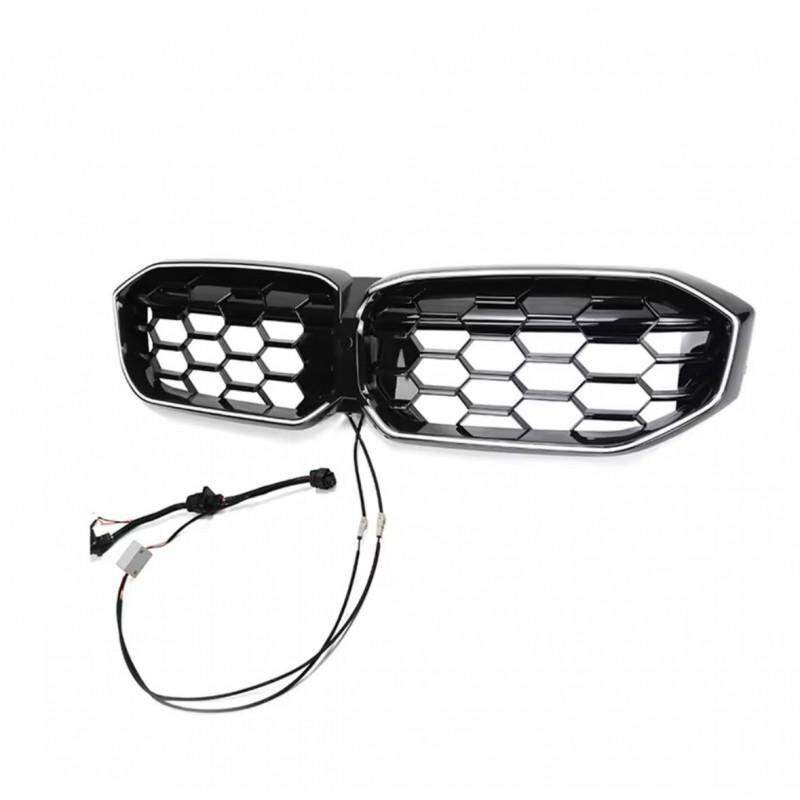 Bmw G20 Lci M340 LED'li Panjur Parlak Siyah & Krom