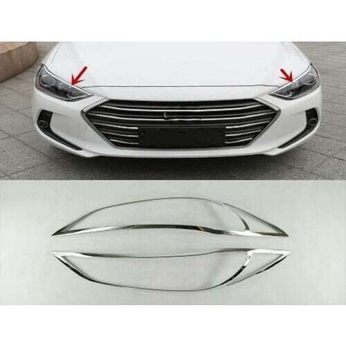 Hyundai IX35 2010+ Uyumlu Ön Far Kaplama Abs Krom