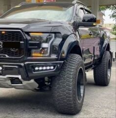 Ford Ranger Uyumlu Yedek Parça 2012-2022 F150 Ayna Parlak Siyah