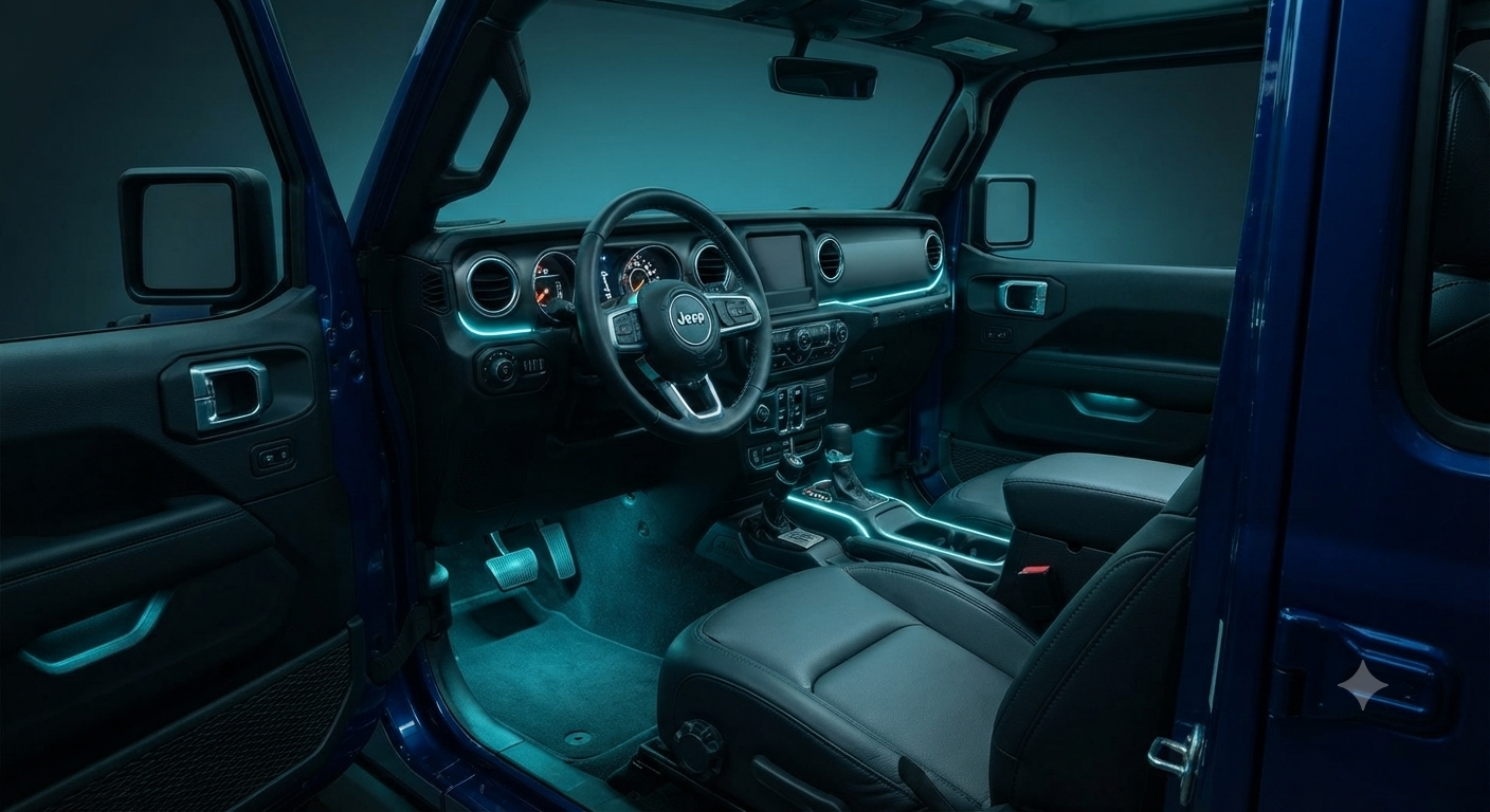Jeep Wrangler Ambiyas aydınlatma Ambiyas ışık olmayan için