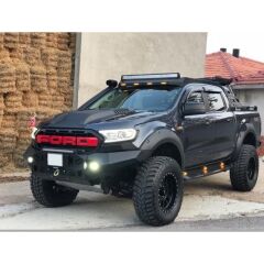 Ford Ranger Uyumlu Yedek Parça Off Road 2012-2021 Çelik Ön Tampon Koruma AQM4WD S50