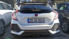 Honda Civic Fc5 2016-2020 Uyumlu Arka Logo Smoke
