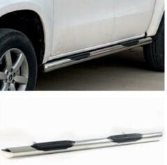 Nissan Navara 2010-2016 Off Road Uyumlu Yan Basamak (Dragos Plus) Krom AQM4WD PTT01