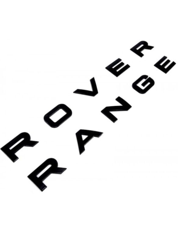 Range Rover Uyumlu Yedek Parça Bagaj Yazısı Siyah