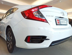 Honda Civic Fc5 2016-2020 Uyumlu  Arka Sis Full Kaplama Black