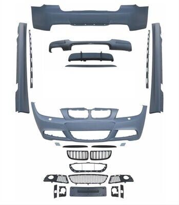 E90 3 Serisi 2005-2008 İçin LCI M-Tech Body Kit (ÖN-ARKA-YAN-PANJUR)