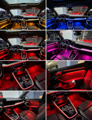 AUDİ A3 Araç Yılı 2021 Rainbow Ambiyas  ışık olmayan için Orijinal trimleri ile