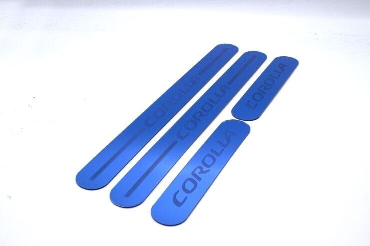 Toyota Corolla Uyumlu Yedek Parça Mavi Işıksız Kapı Eşiği