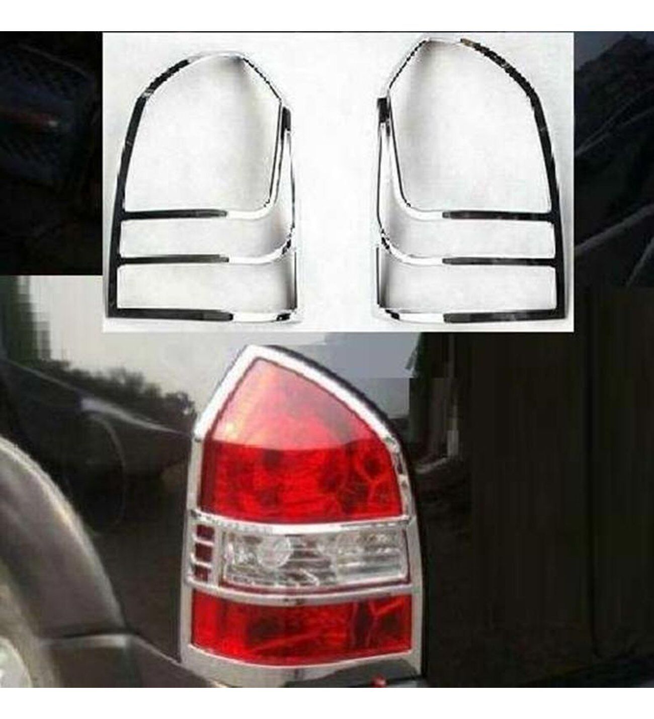 Hyundai Tucson 2004-2014 Uyumlu Yedek Parça Arka Stop Kaplama ABS Krom Parça