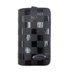 Ford Uyumlu Yedek Parça Fermuarlı Parlak Deri Anahtar Kabı