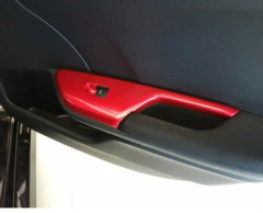 Honda Civic Fc5 2016-2020 Uyumlu Kapı Kolçak Kaplama- Kırmızı