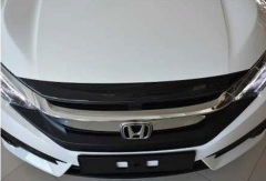 Honda Civic Fc5 2016-2020 Uyumlu Ön Panjur Üst Kaplama Karbon