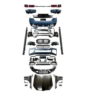 Bmw 7 Serisi G11 To G12 Uyumlu Facelift Body Kit ( Far Stop Bagaj Çamurluk Kaput Dahil )