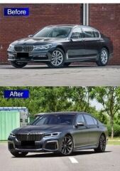 Bmw 7 Serisi G11 To G12 Uyumlu Facelift Body Kit ( Far Stop Bagaj Çamurluk Kaput Dahil )