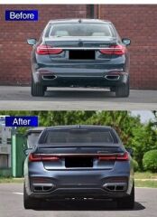 Bmw 7 Serisi G11 To G12 Uyumlu Facelift Body Kit ( Far Stop Bagaj Çamurluk Kaput Dahil )