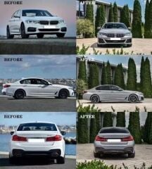 Bmw G30 (2017-2019) İçin 2020+ Uyumlu Lci M-Tech Facelift Body Kit