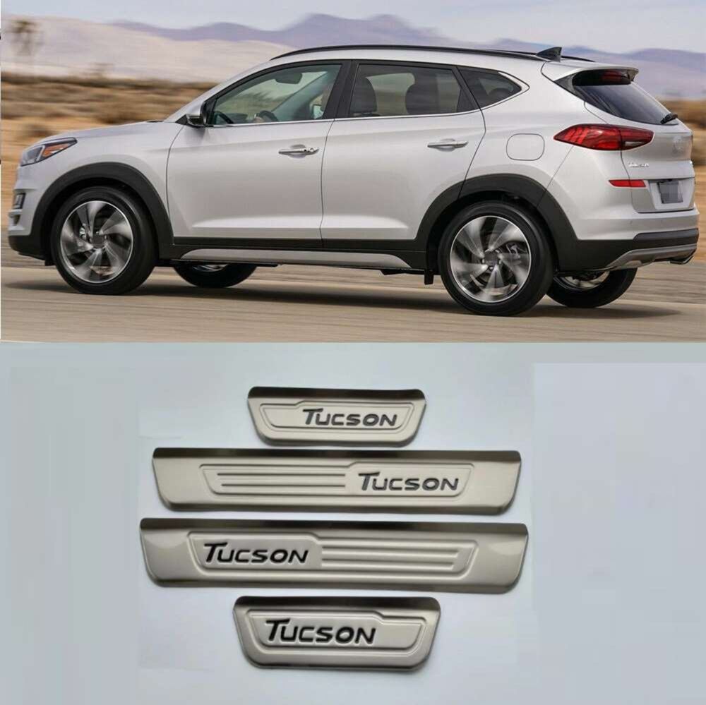 Hyundai Tucson 2015-2020 Uyumlu  Dış Kapı Eşiği Krom Parça