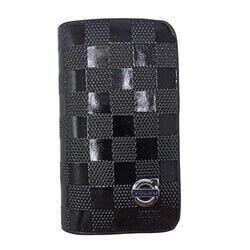 Volvo Uyumlu Yedek Parça Fermuarlı Parlak Deri Anahtar Kabı