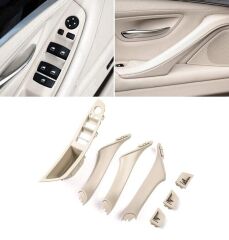 Bmw 5 Serisi F10 2010-2016 Uyumlu Yedek Parça Kapı Kolçak Kaplama Krem