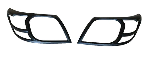 Toyota Hilux Vigo 2012-2015 Uyumlu Yedek Parça Far Çerçeve Kaplama Siyah