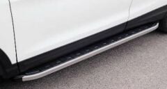 Nissan Navara 2010-2016 Uyumlu Yedek Parça Off Road Yan Basamak (Quantum Grey) Gri AQM4WD