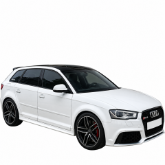 Audi A3 8P Hb  Uyumlu 5 Kapı 2003 - 2012 Rs Marşpiyel Plastik Boyasız